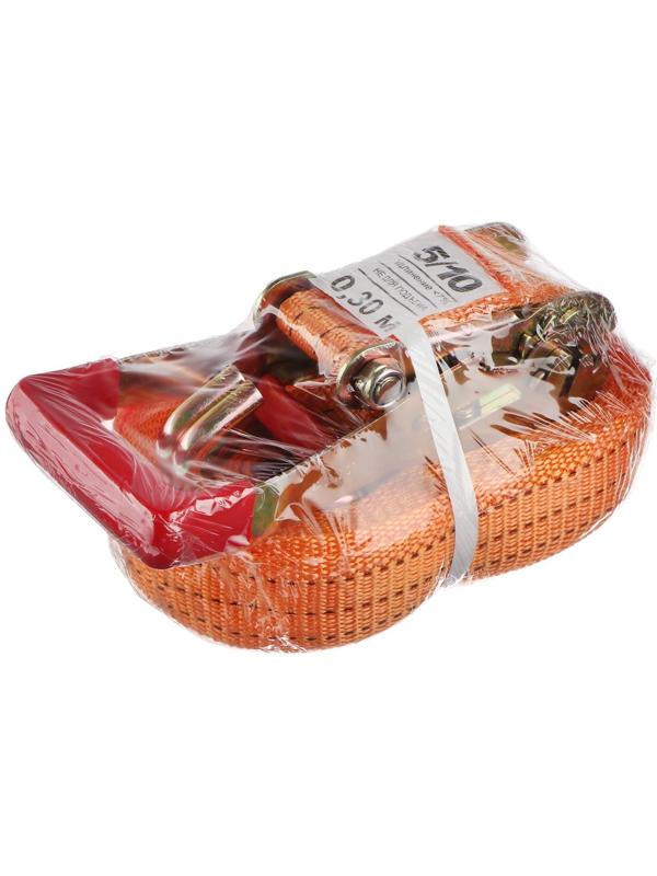 Стяжка груза TORSO с механизмом 230 мм, ширина ленты 50 мм, нагрузка 5/10 т, длина 10 м