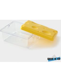 Контейнер для сыра RICCO, 16×11×7см, цвет жёлтый