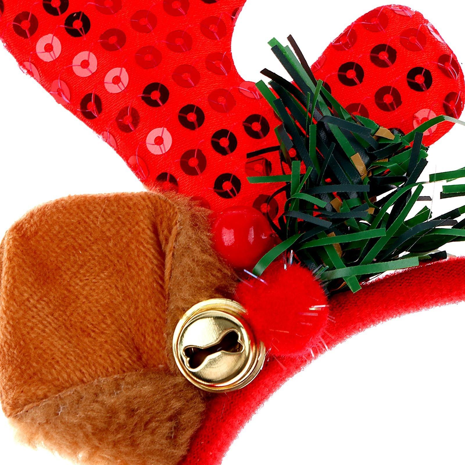 Карнавальный ободок «Рожки оленя», цвета МИКС