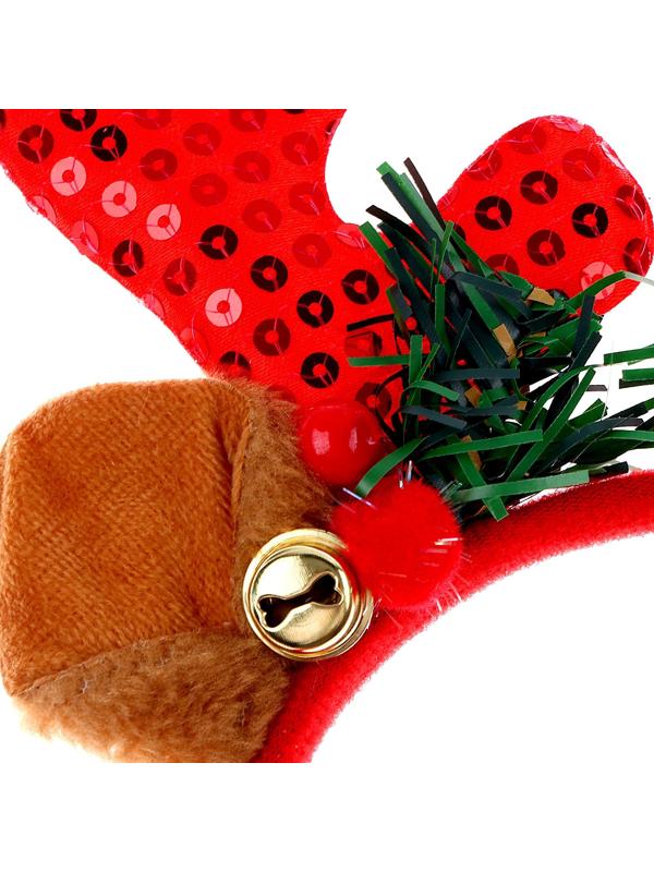 Карнавальный ободок «Рожки оленя», цвета МИКС