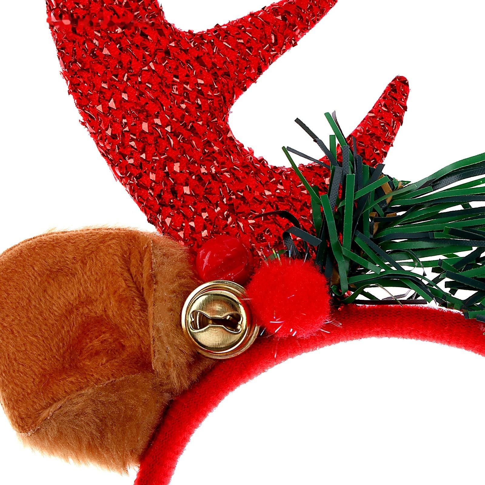 Карнавальный ободок «Олень», цвета МИКС