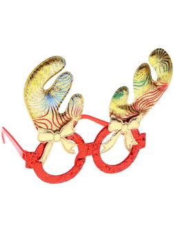 Карнавальные очки «Радужные рожки»