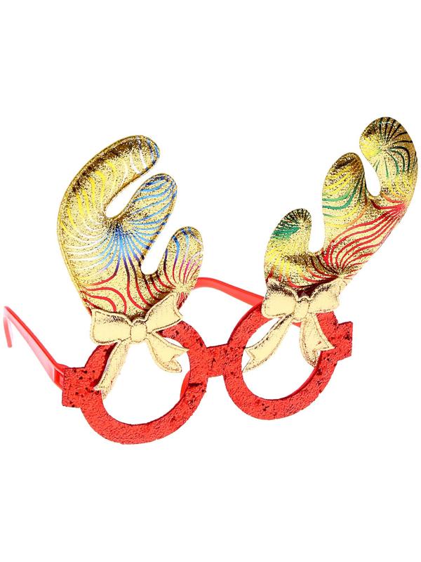 Карнавальные очки «Радужные рожки»