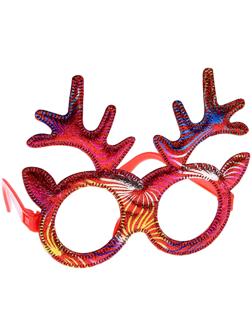 Карнавальные очки «Олень санты»