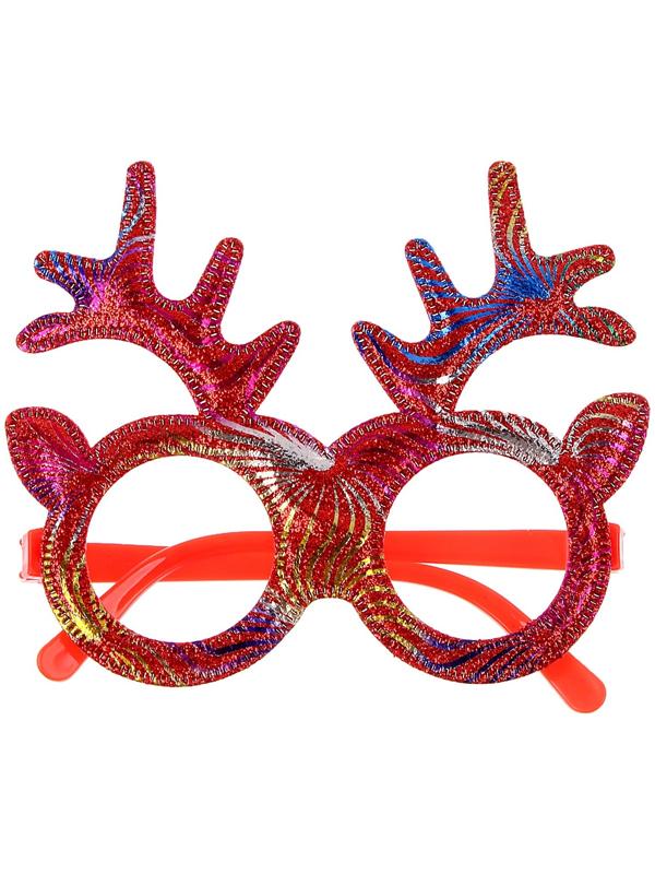 Карнавальные очки «Олень санты»