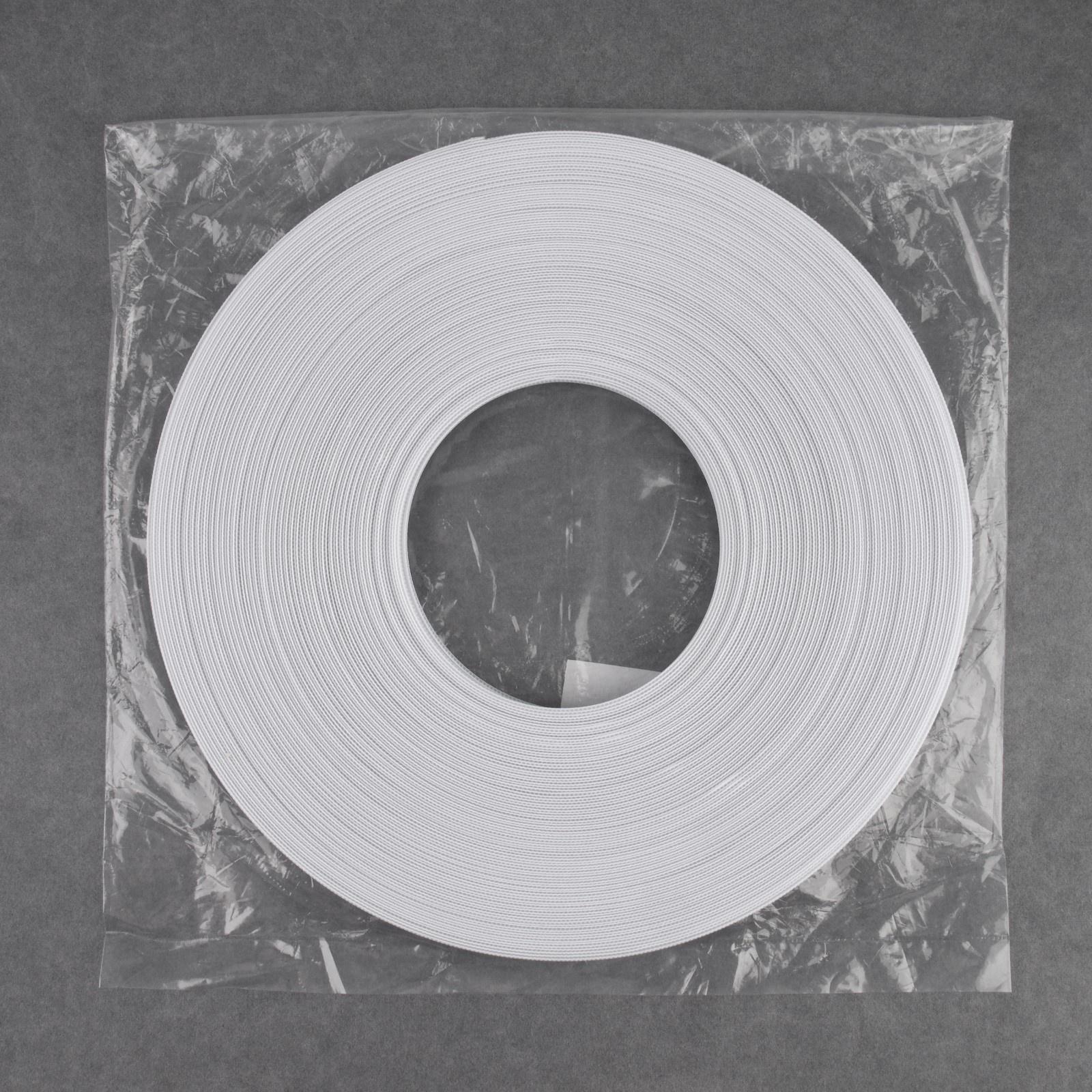 Корсетный регилин, 8 мм, 46 м, цвет белый