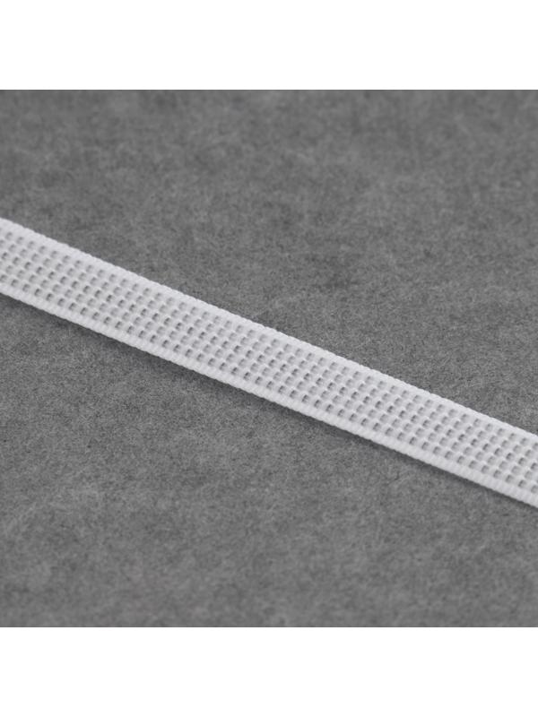 Корсетный регилин, 8 мм, 46 м, цвет белый