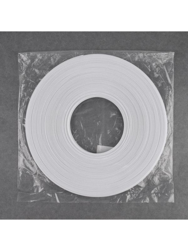 Корсетный регилин, 8 мм, 46 м, цвет белый