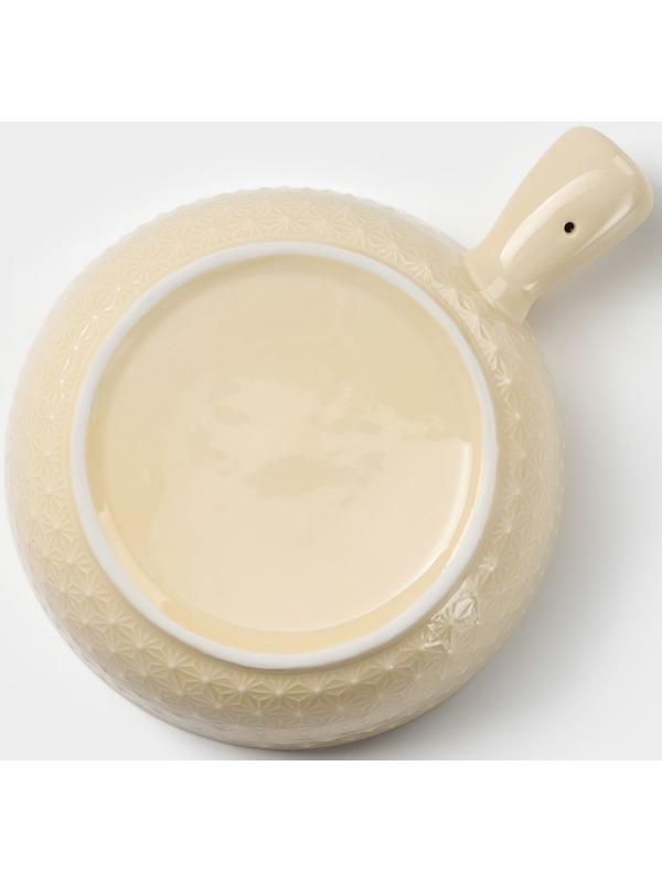 Кокотница керамическая «Мишка», 550 мл, цвет бежевый