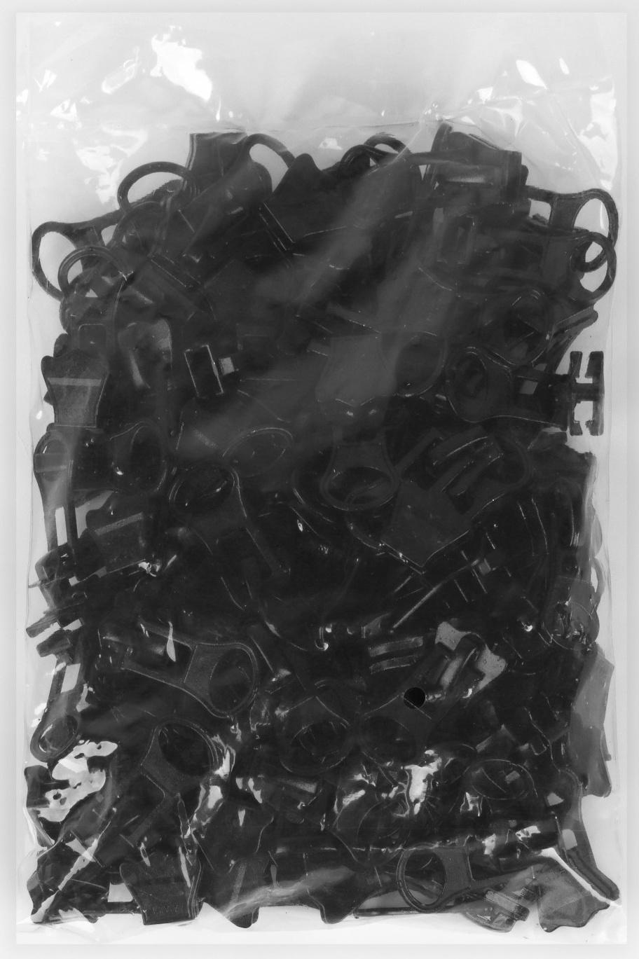 Замок автоматический для молнии «Трактор», №8, цвет чёрный