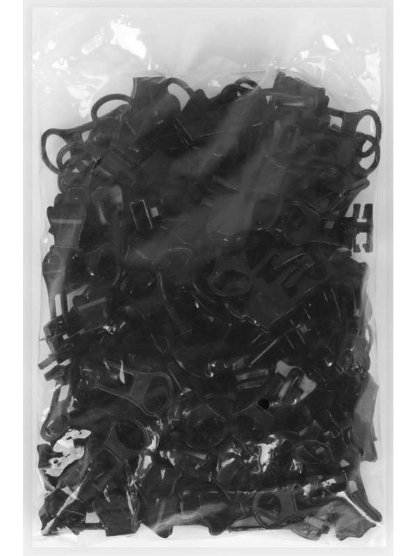 Замок автоматический для молнии «Трактор», №8, цвет чёрный