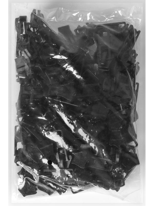 Замок автоматический для молнии «Трактор», №8, цвет чёрный