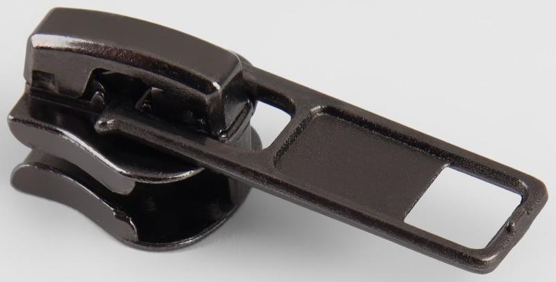 Замок автоматический для молнии «Трактор», №5, 10 шт, цвет никель