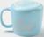 Кружка керамическая с ложкой «Мистер», 380 мл, цвет голубой