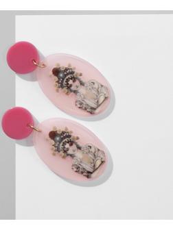 Серьги акрил 