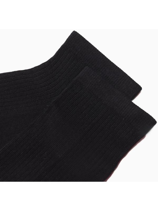 Носки мужские укороченные, цвет черный, р-р 27-29