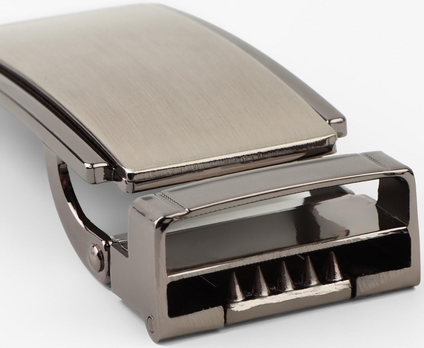 Пряжка для ремня, автоматическая, 7,8 × 3,5 см, цвет чёрный никель