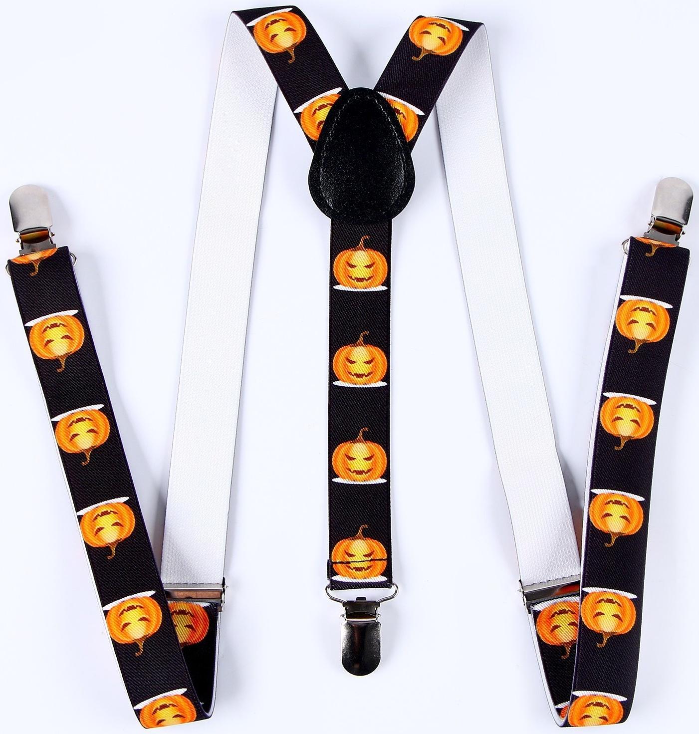 Карнавальные подтяжки «Жуткие тыковки»