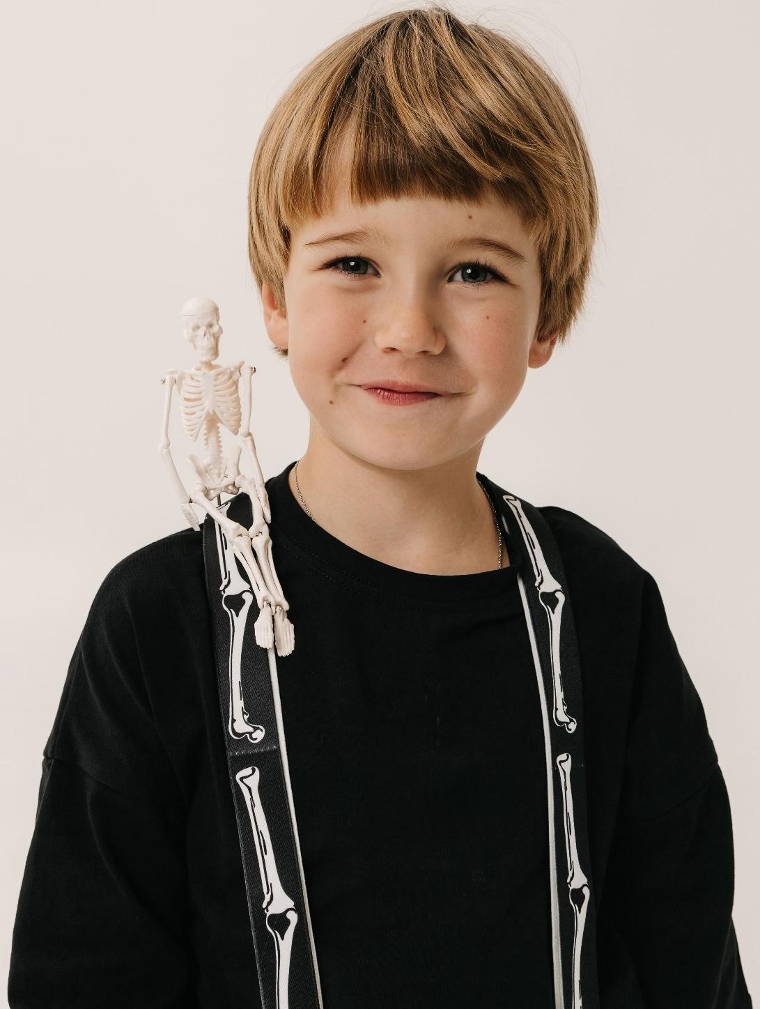 Карнавальные подтяжки «Скелетошка»