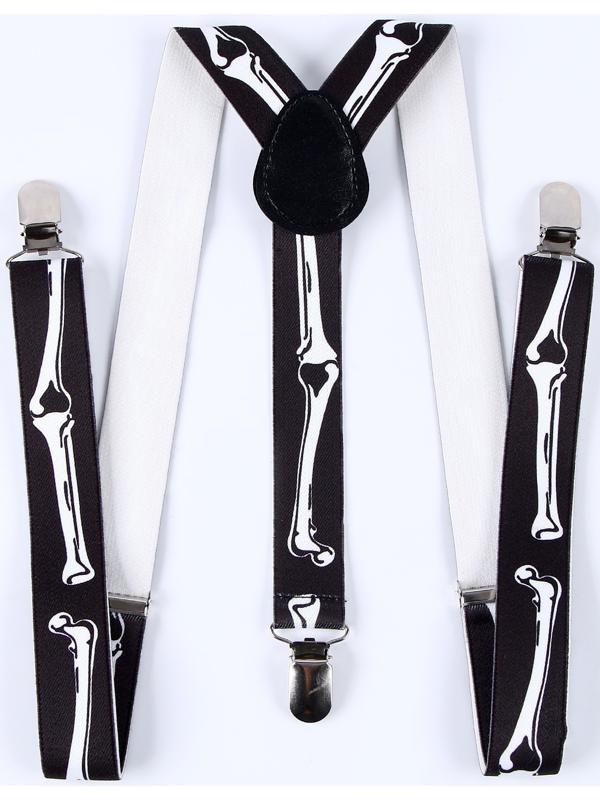 Карнавальные подтяжки «Скелетошка»