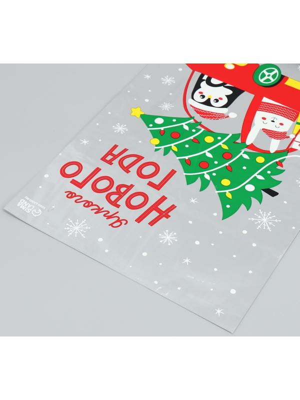 Пакет пластиковый «Яркого НГ», 20 × 30 см