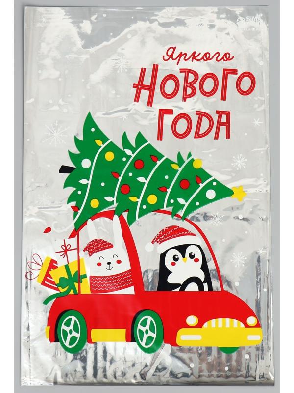 Пакет пластиковый «Яркого НГ», 20 × 30 см