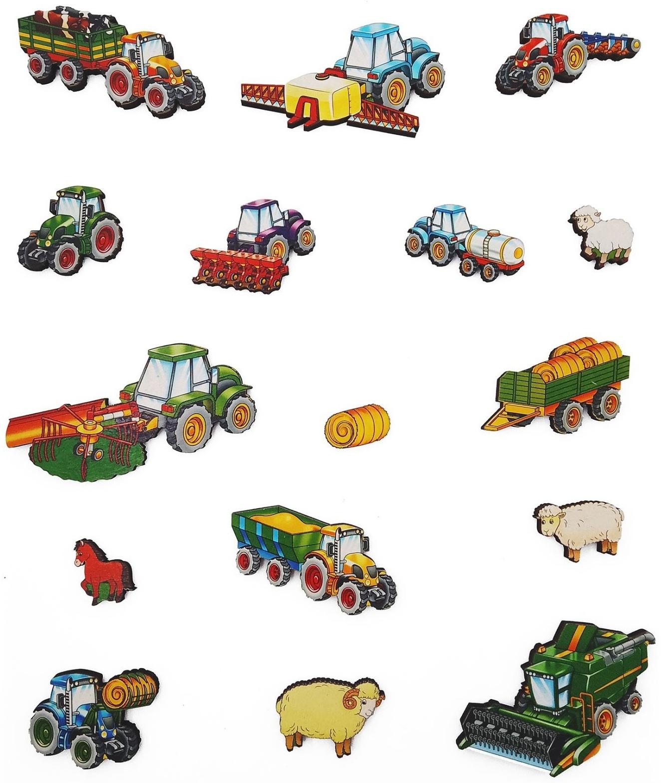 Рамка-вкладыш «Сельхозтехника» 16 деталей