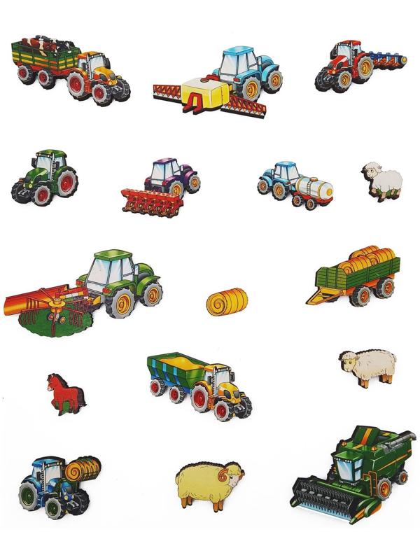 Рамка-вкладыш «Сельхозтехника» 16 деталей