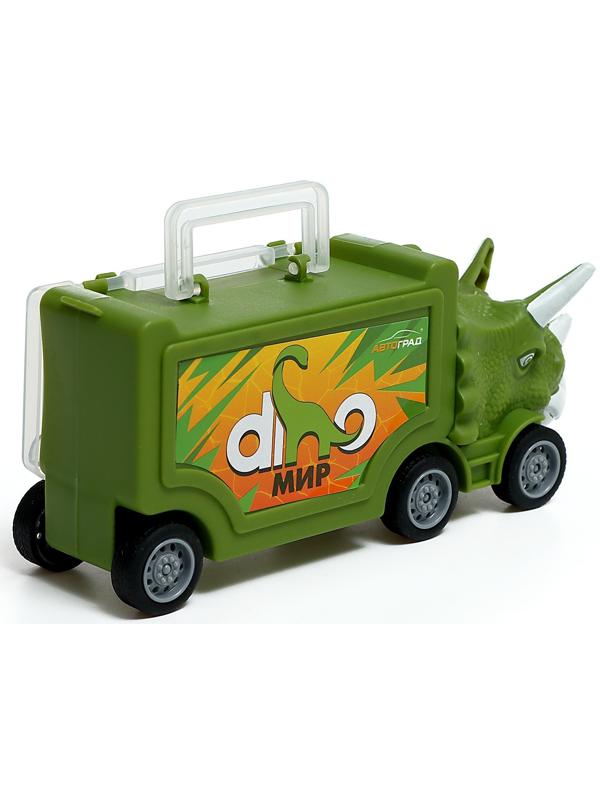 Грузовик «Дино перевозчик», 3 машины, станция запуска, аксессуары