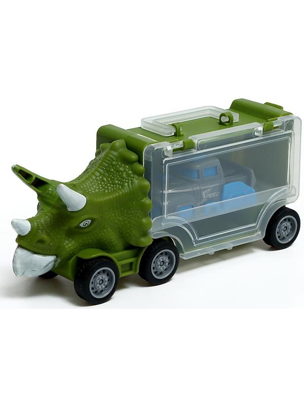 Грузовик «Дино перевозчик», 3 машины, станция запуска, аксессуары