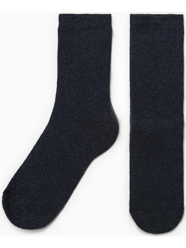 Носки женские шерстяные, цвет серый, размер 23