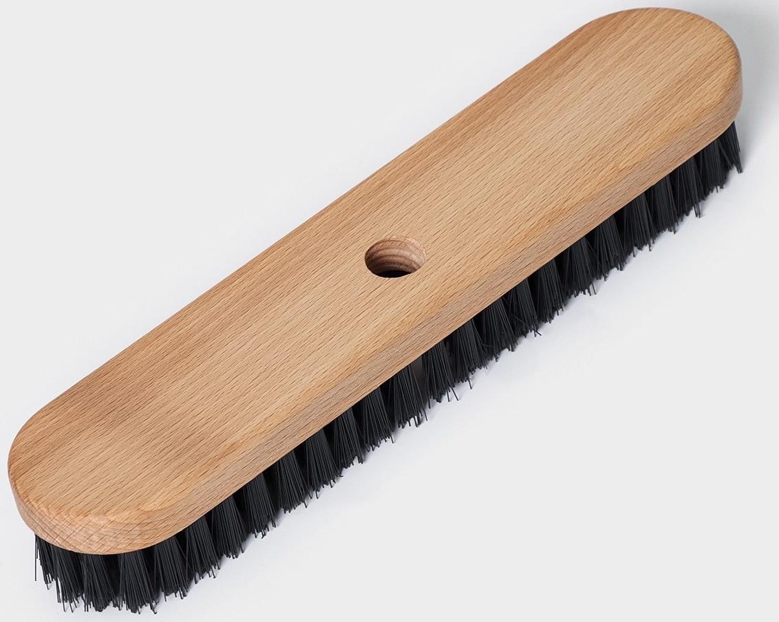 Щётка-шробер, 280×50×16 мм, 108 пучков, бук, синтетический ворс 24 мм