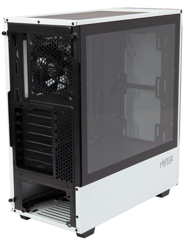 Корпус Hiper PW81 белый без БП ATX 4x120mm 2xUSB2.0 2xUSB3.0 audio bott PSU