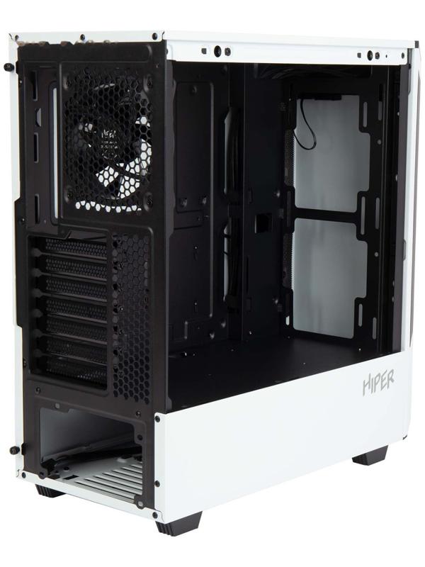 Корпус Hiper PW81 белый без БП ATX 4x120mm 2xUSB2.0 2xUSB3.0 audio bott PSU