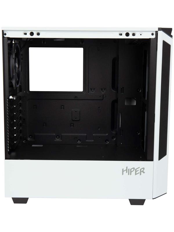 Корпус Hiper PW81 белый без БП ATX 4x120mm 2xUSB2.0 2xUSB3.0 audio bott PSU