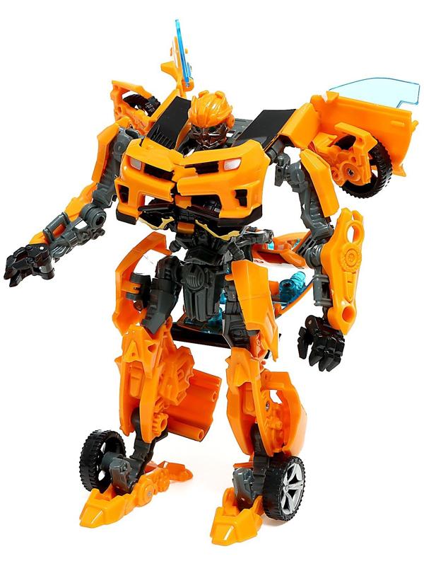 Робот «Автобот», трансформируется, с оружием, цвет оранжевый