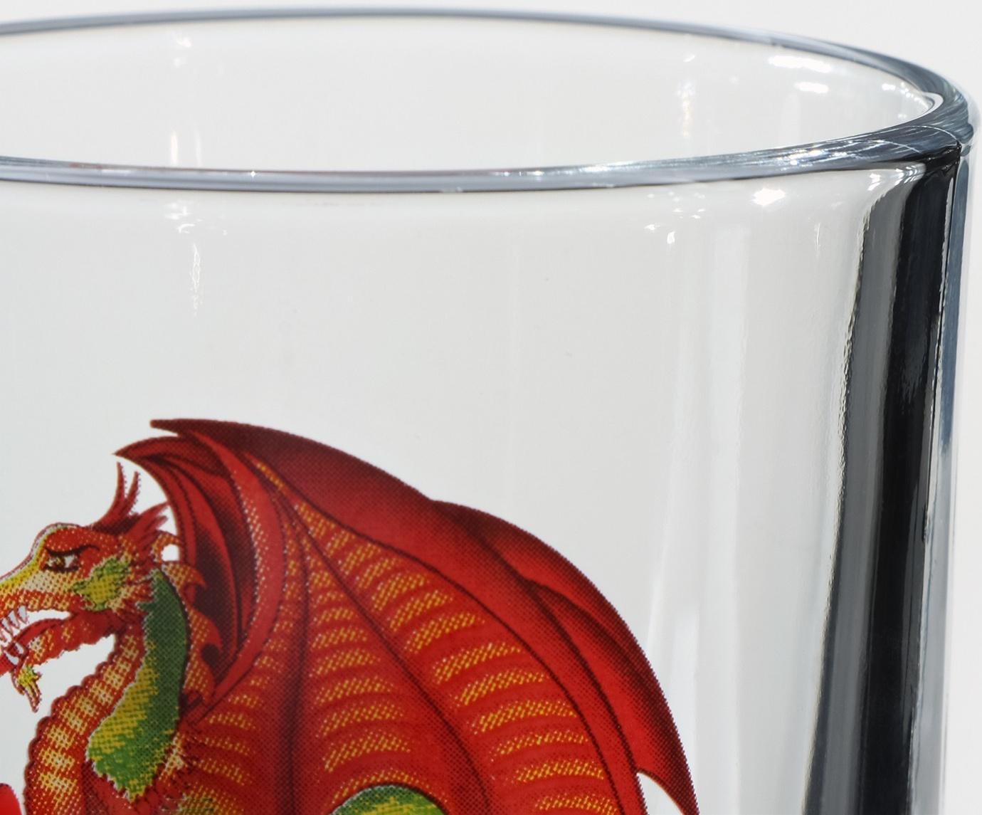 Кружка «Красный дракон», стеклянная, 200 мл