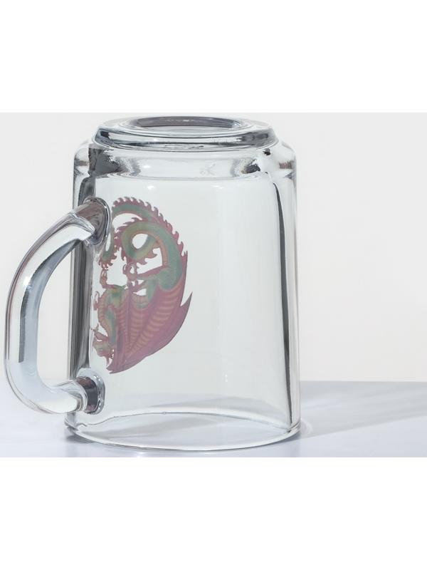 Кружка «Красный дракон», стеклянная, 200 мл