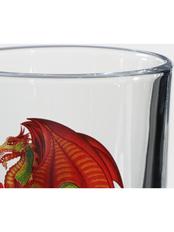 Кружка «Красный дракон», стеклянная, 200 мл