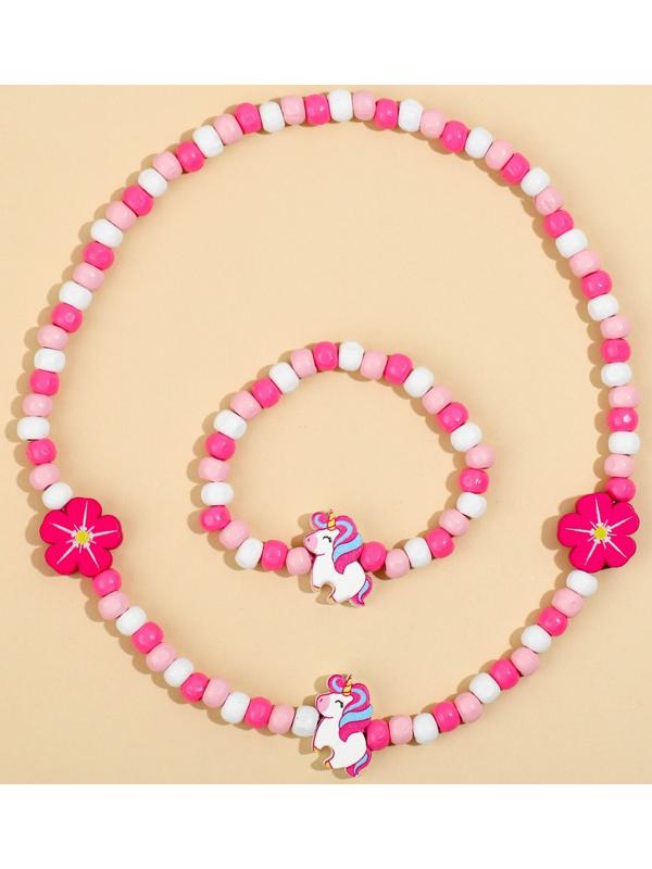 Набор браслет и бусы 