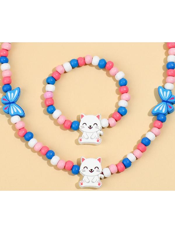 Набор браслет и бусы 