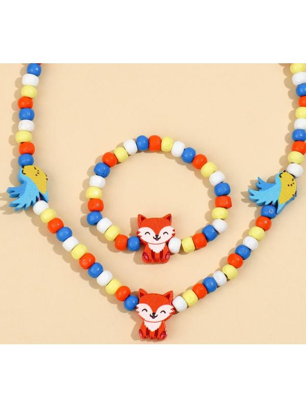 Набор браслет и бусы 