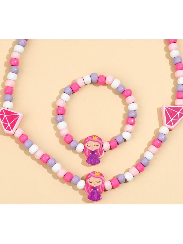 Набор браслет и бусы 