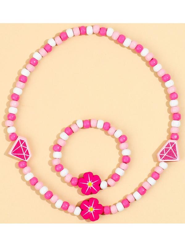 Набор браслет и бусы 