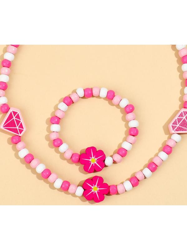 Набор браслет и бусы 