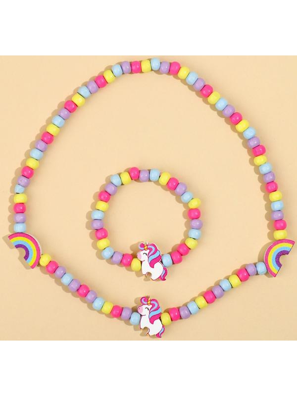 Набор браслет и бусы 