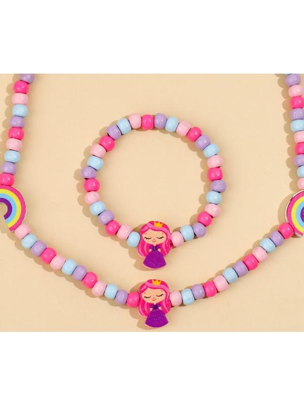 Набор браслет и бусы 