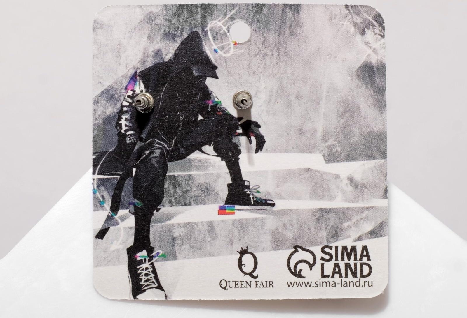 Серьги металл 