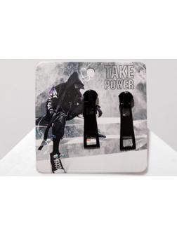 Серьги металл 