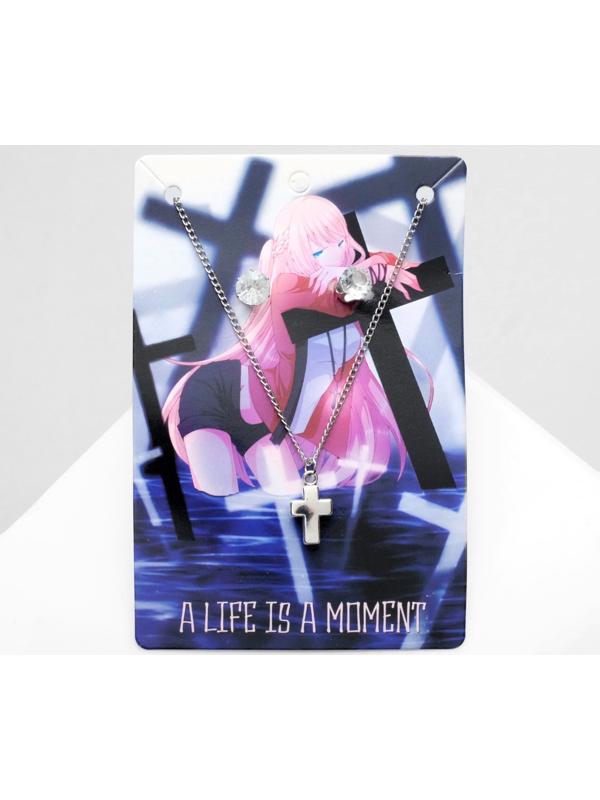 Гарнитур 2 предмета: серьги, кулон 